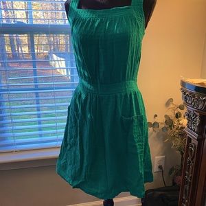 Universal Thread Green Sleeveless Dress With Pockets